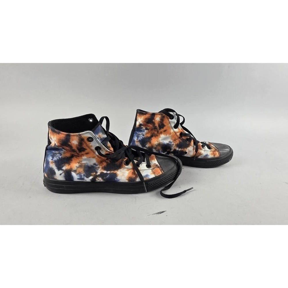 RAAD Shop Tie Dye High Top Sneakers Mens 10 Womens 11.5 Orange Blue Black Canvas